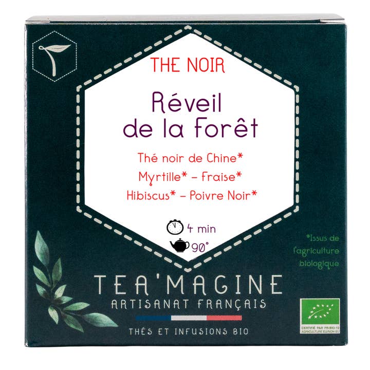 Réveil de la forêt BIO - Thé noir Fraise Myrtille