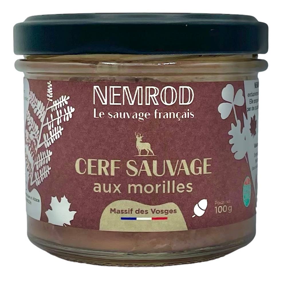 Terrine de Cerf Sauvage aux Morilles - Vosges