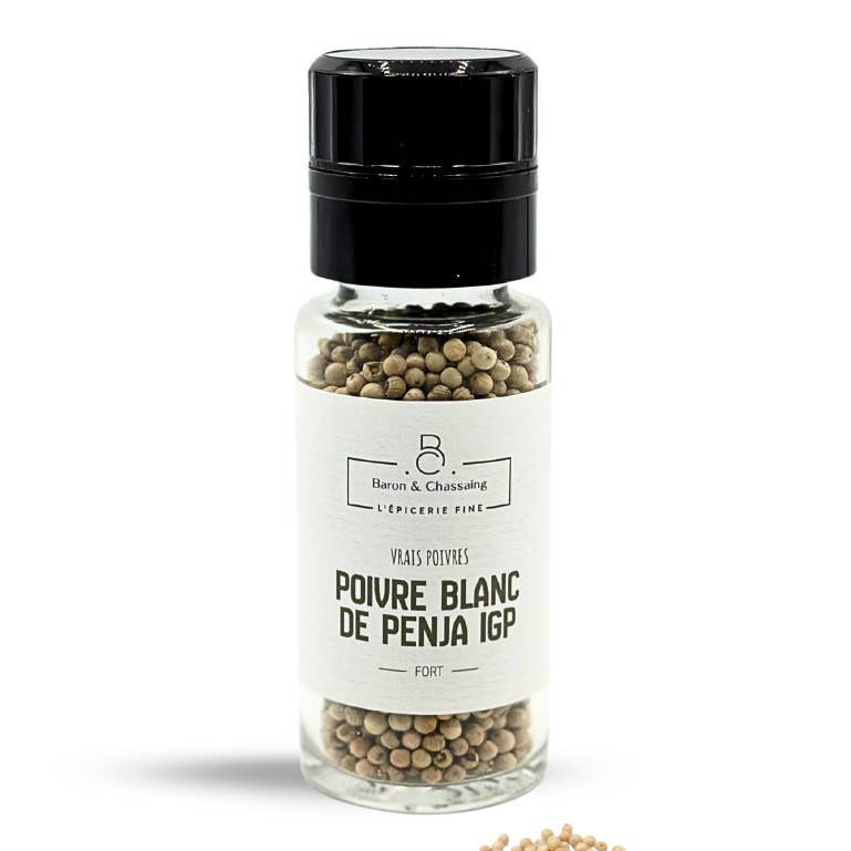 Poivre Blanc de Penja IGP - Moulin 60g