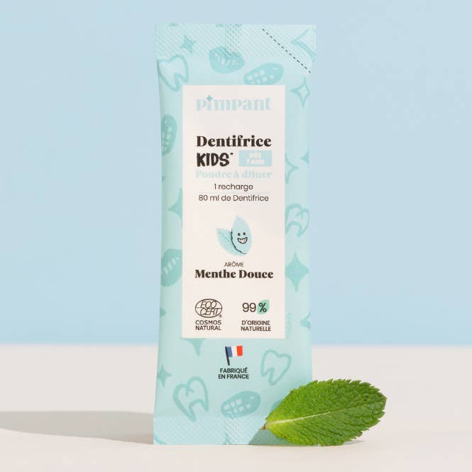 Dentifrice Menthe Douce Kids poudre à diluer 8gr