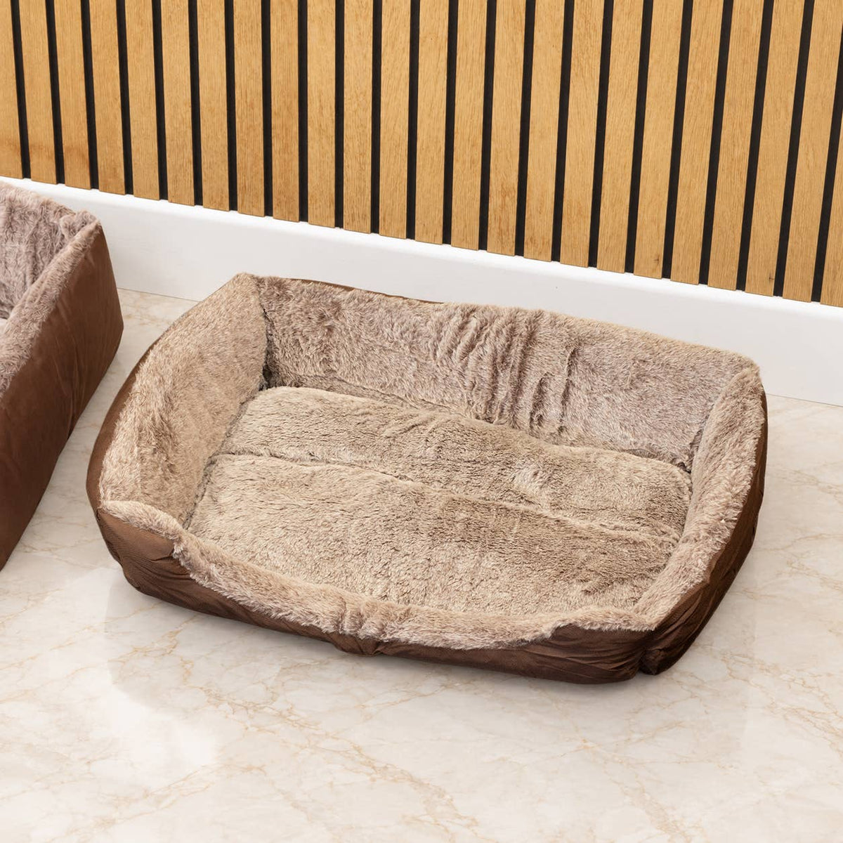 Lit Paw - Petit ours en peluche brun - 60 x 45 x 17 cm