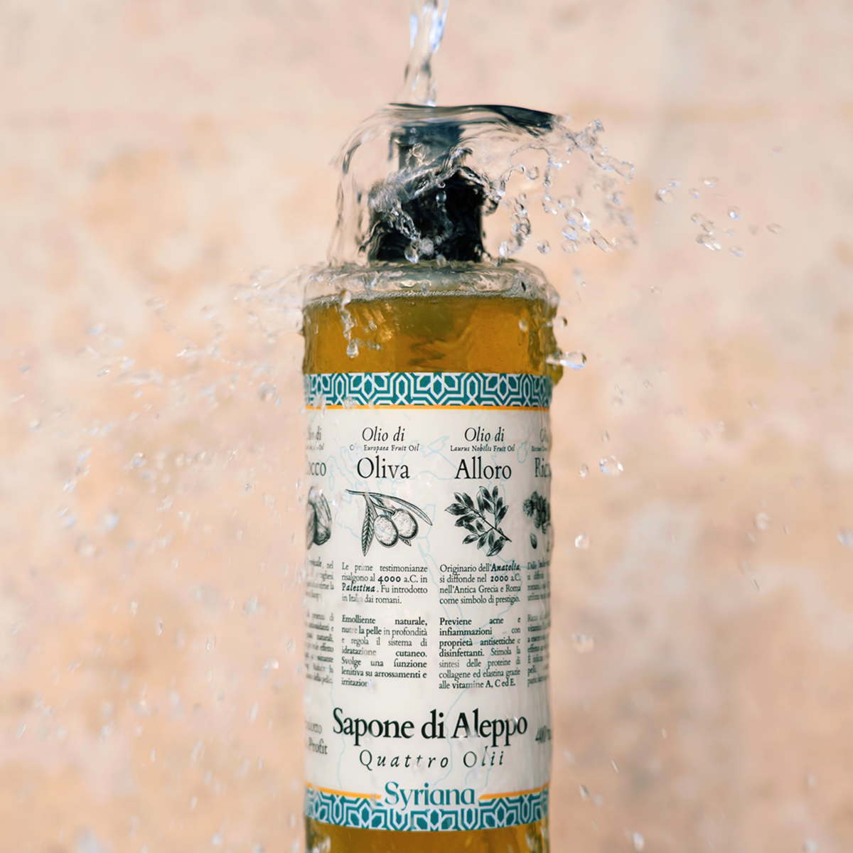 Savon Liquide d'Alep : une Mosaïque d'Huiles Précieuses