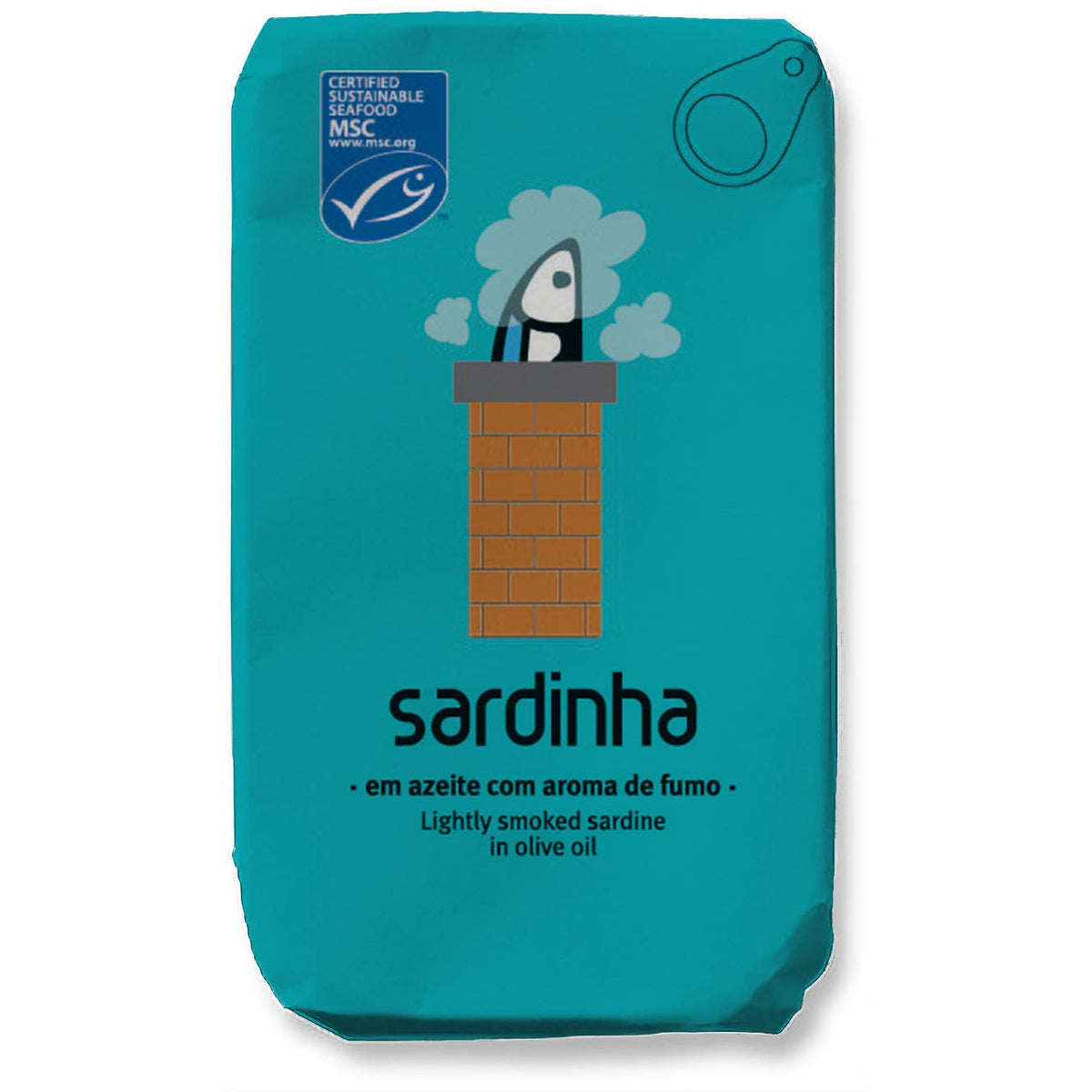 Sardines MSC en conserve à l'huile d'olive avec arôme fumé