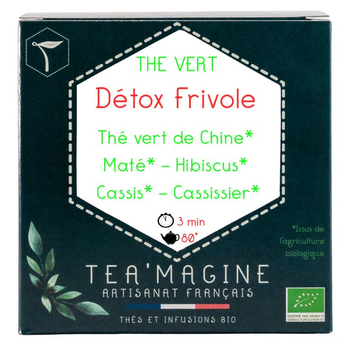 Détox Frivole BIO Thé vert fruit rouge végétal