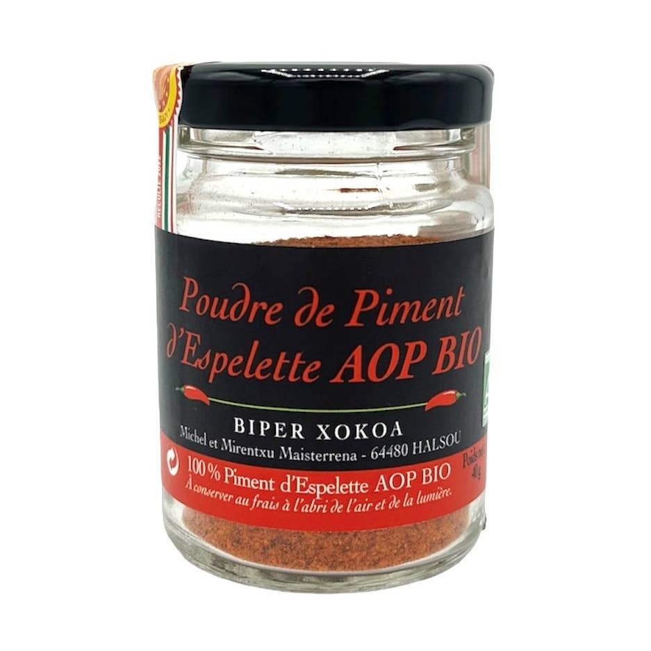 Poudre de Piment d'Espelette Bio AOP - 40g