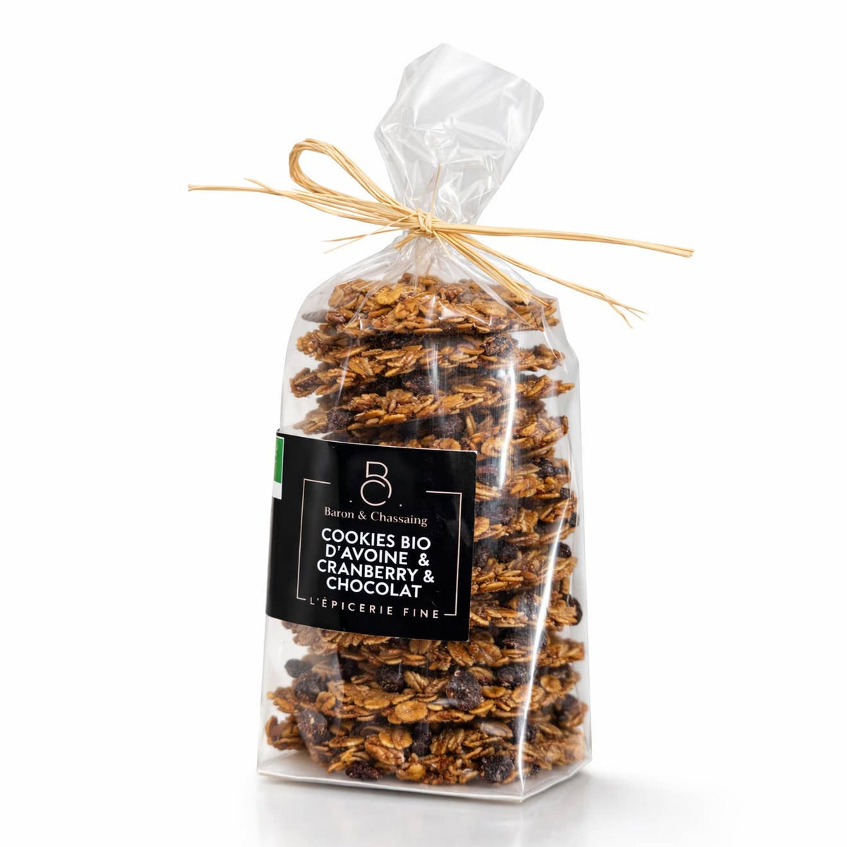 Cookies Bio Avoine, Cranberry & Chocolat 150g