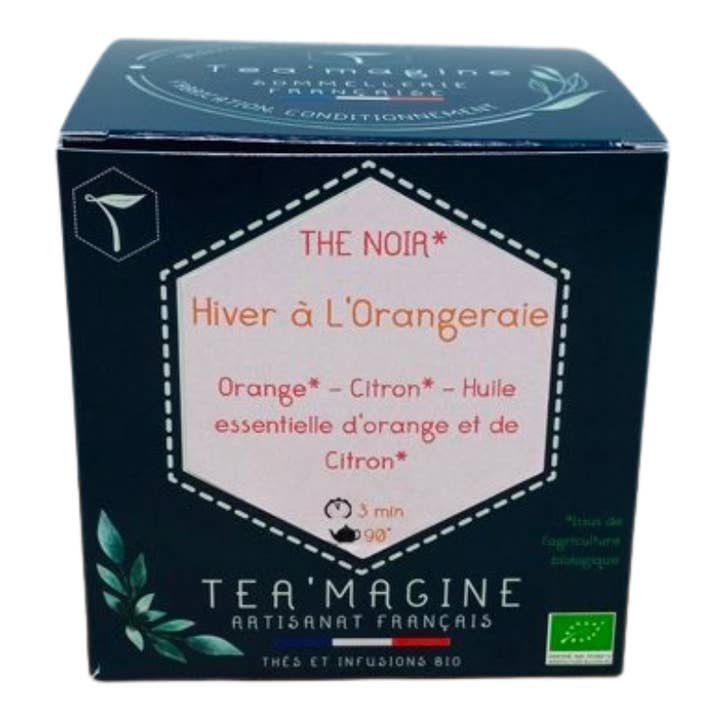 Hiver à l'Orangeraie BIO Thé noir Orange Citron