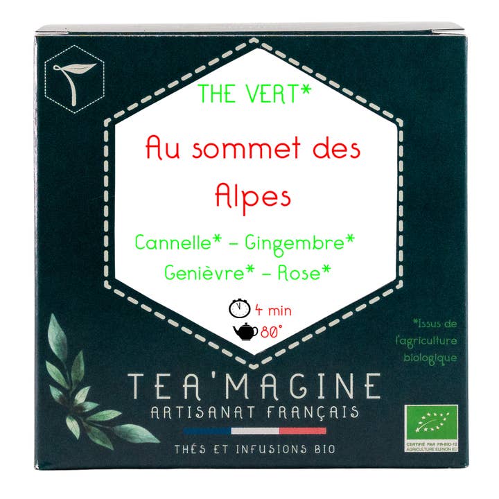 Au Sommet des Alpes BIO Thé vert épicé