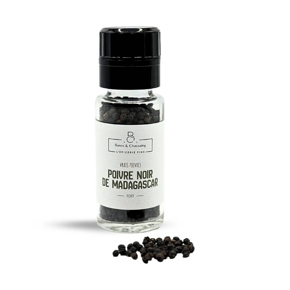 Poivre Noir de Madagascar - Moulin - 60g