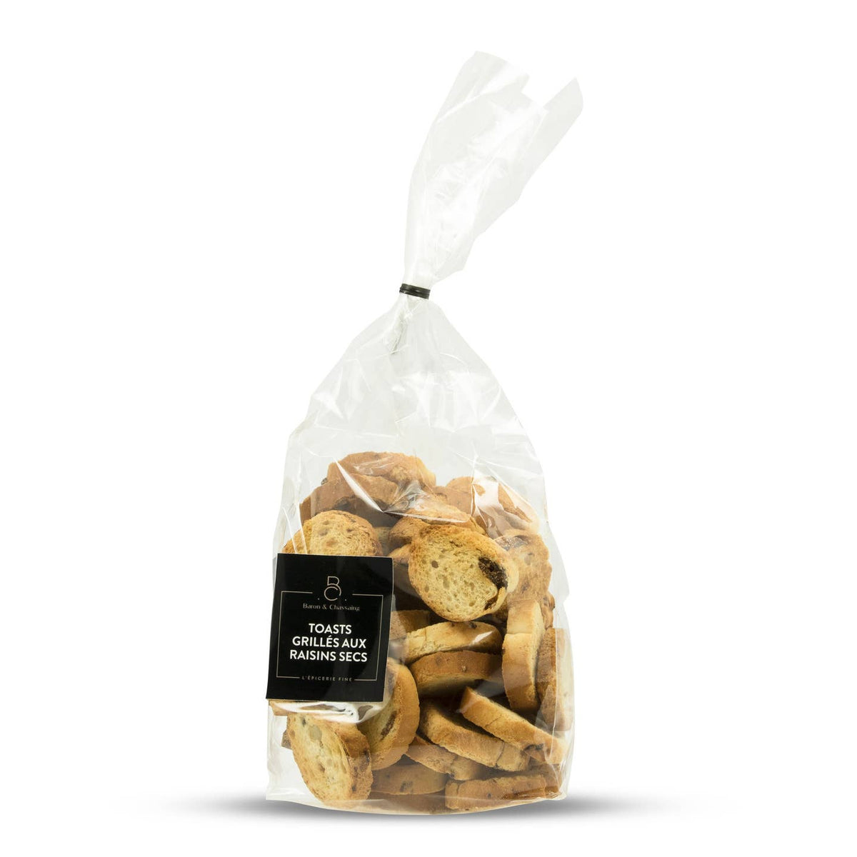 Toasts Grillés aux Olives Noires - Biscuit Apéritif 100g