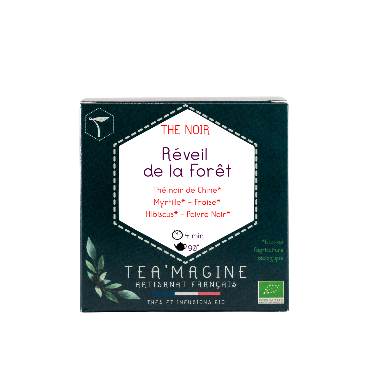 Réveil de la forêt BIO - Thé noir Fraise Myrtille