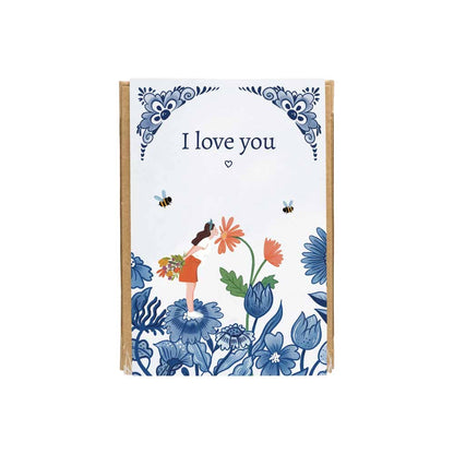 Coffret cadeau bio et écologique « I Love You » - 4 bombes de graines