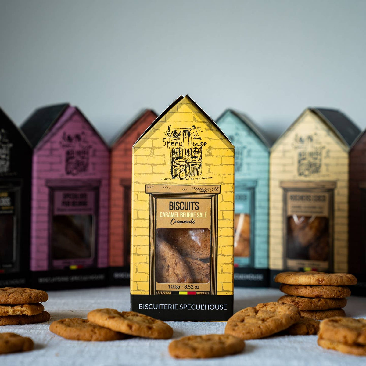 Biscuits 'croquants' au caramel beurre salé - 100 gr — SPECUL’HOUSE
