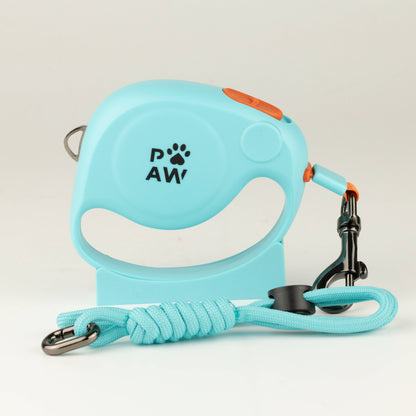 Laisse pour animal de compagnie Paw - Pocket Pod - 2 m - Jusqu'à 35 kg: Bleu