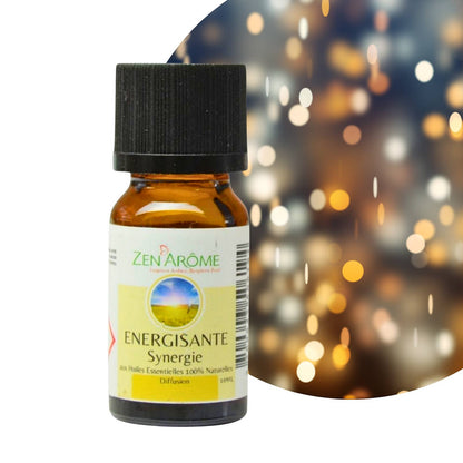 Synergie d'Huile Essentielle Énergisante à Diffuseur - 10 ml