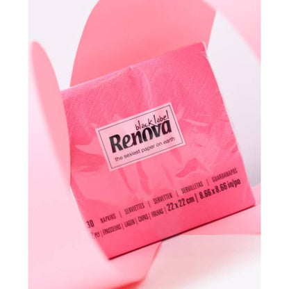 Serviettes cocktail Renova fuchsia - image 2