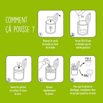 Kit à semer "Amour" fabriqué en France