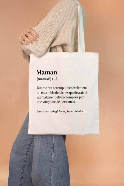 Tote bag définition Maman