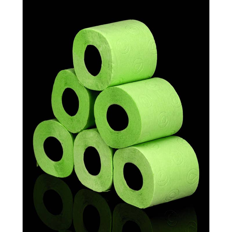 Papier toilette Renova vert citron - lot de 6 rouleaux - image 4