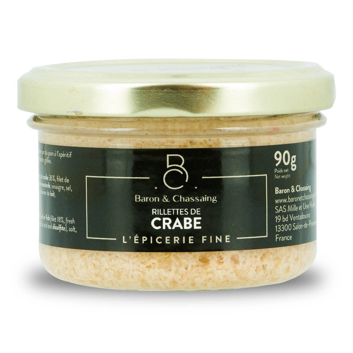 Rillettes de Crabe - Conserve Bretonne - 90 g