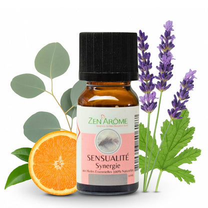 Synergie d'Huile Essentielle Sensualité à Diffuseur - 10 ml
