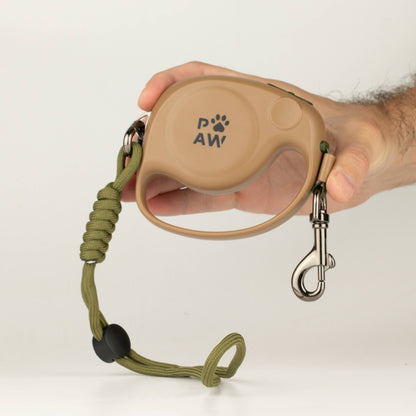 Laisse pour animal de compagnie Paw - Pocket Pod - 2 m - Jusqu'à 35 kg: Gray