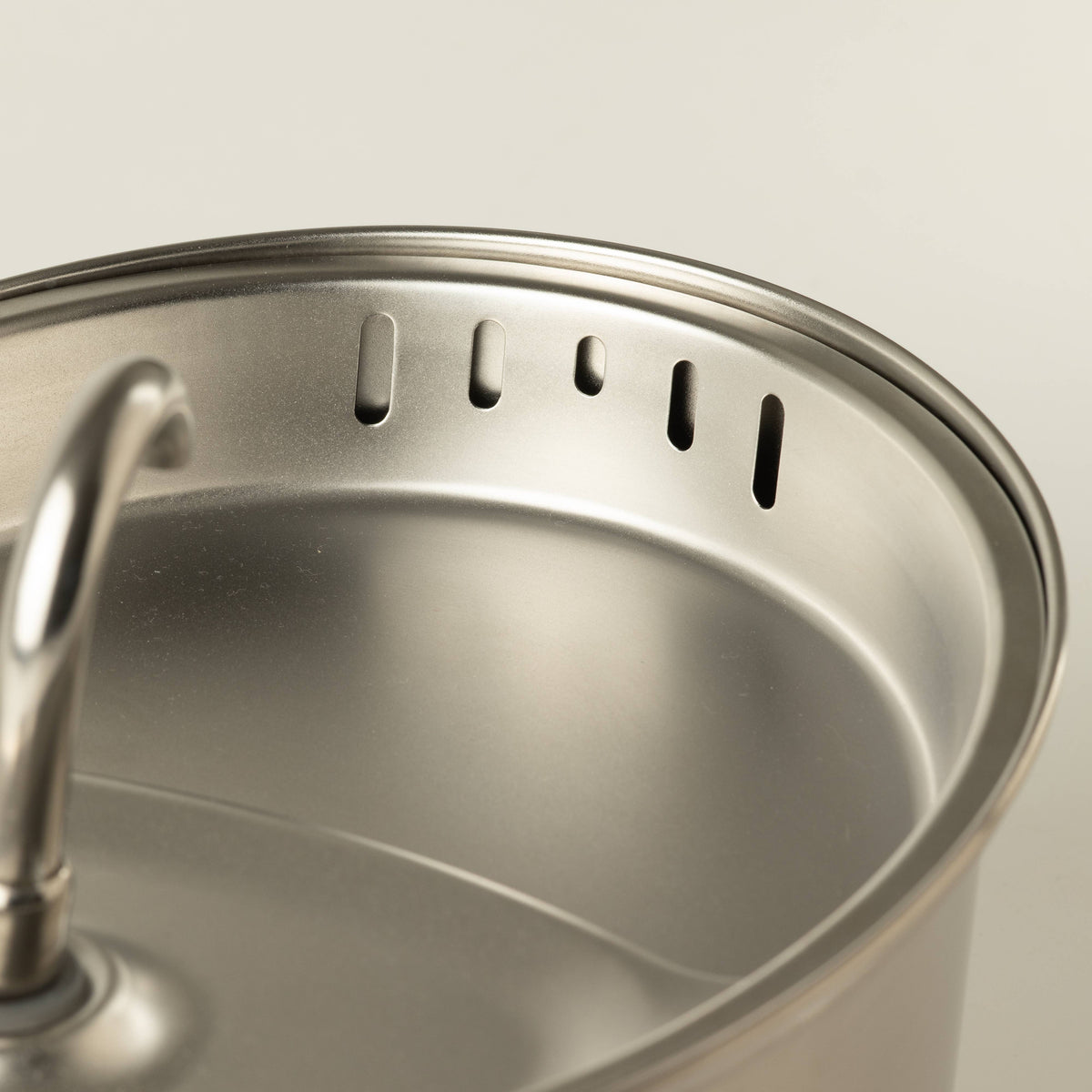 PAW Fontaine à eau électrique 2,5 litres - USB - Acier inoxydable