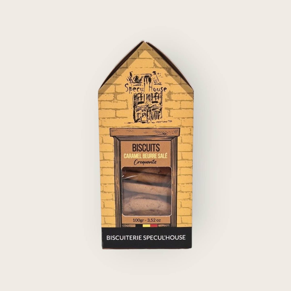 Biscuits 'croquants' au caramel beurre salé - 100 gr — SPECUL’HOUSE