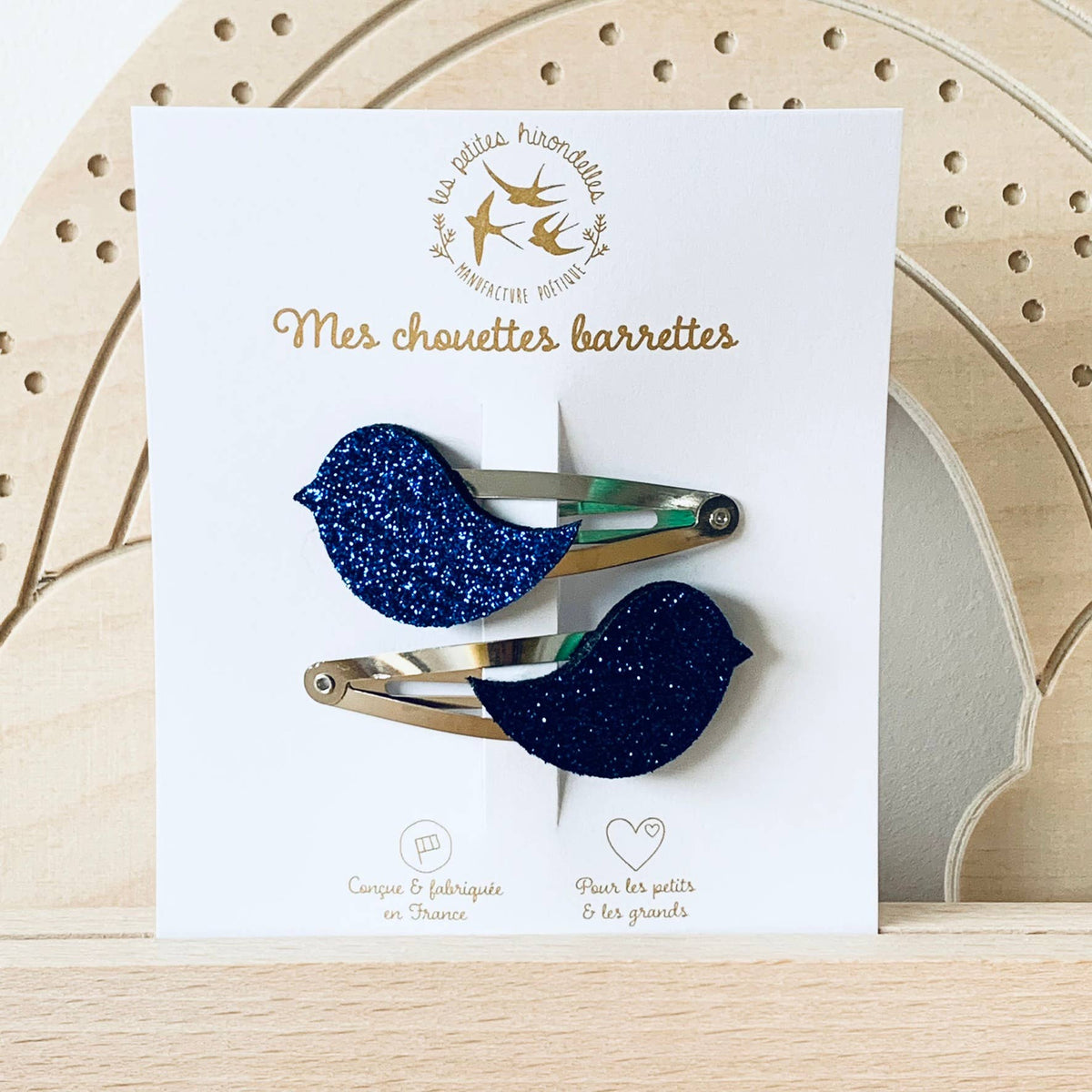 Barrettes doubles - Oiseaux
