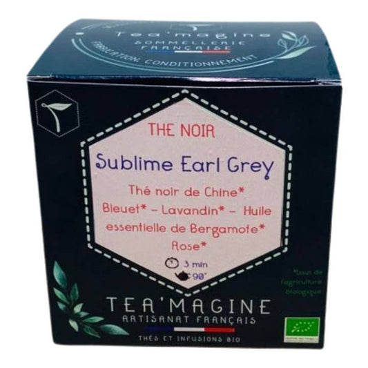 Sublime Earl Grey BIO Thé noir Bergamote et fleurs