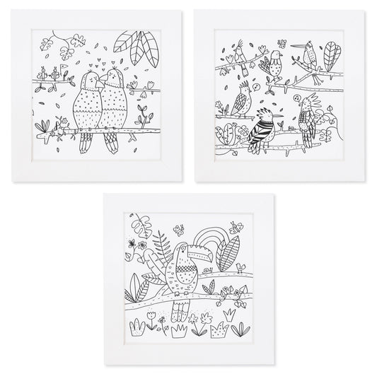 mes TABLEAUX EXOTIQUES À COLORIER