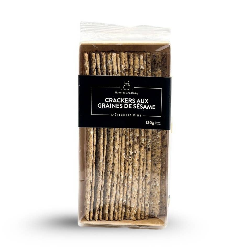 Crackers au Sésame - Biscuit Apéritif 130g