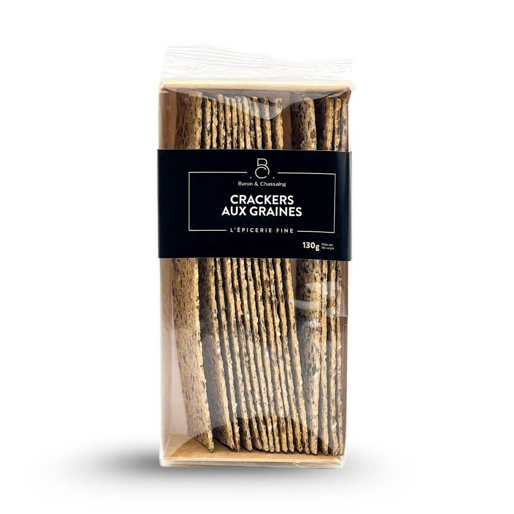 Crackers aux Graines - Biscuit Apéritif 130g
