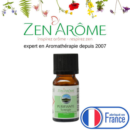Synergie d'Huile Essentielle Purifiante à Diffuseur - 10 ml