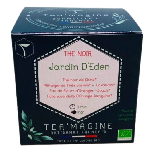 Jardin d'Eden BIO Thé noir Jasmin Fleurs d'oranger