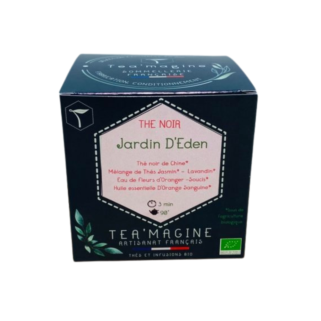 Jardin d'Eden BIO Thé noir Jasmin Fleurs d'oranger