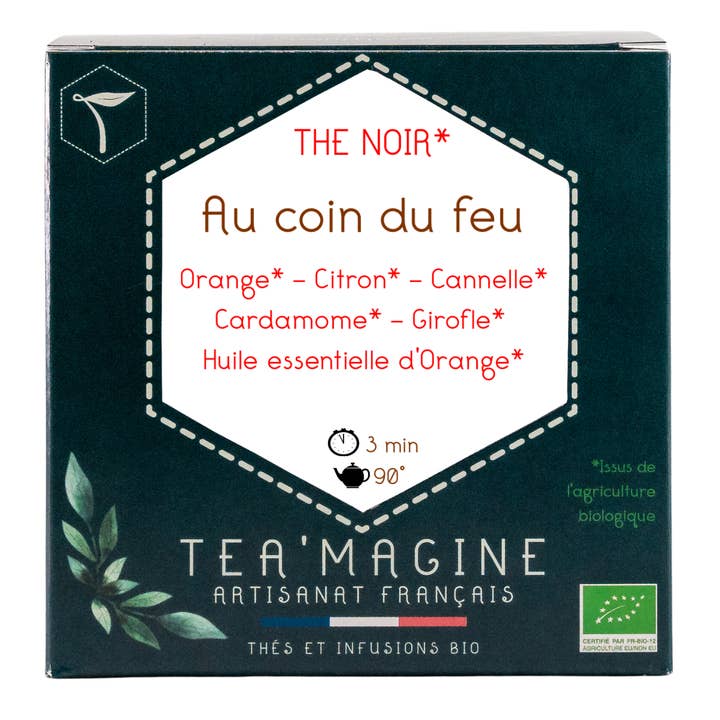 Au coin du feu BIO Thé noir Orange épice