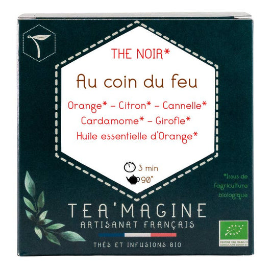 Au coin du feu BIO Thé noir Orange épice