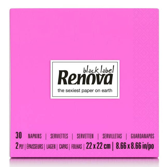 Serviettes cocktail Renova fuchsia