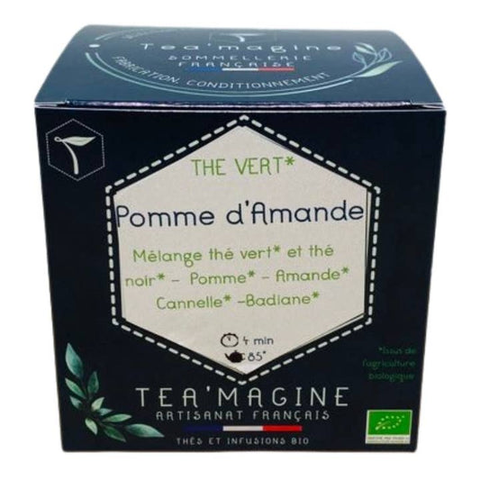 Pomme d'Amande BIO Thé vert Pomme fraîche Amande