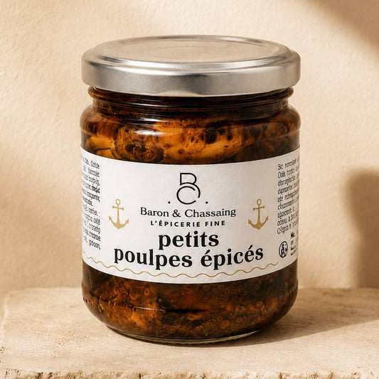 Petits Poulpes Épicés à l'Huile d'Olive 200g