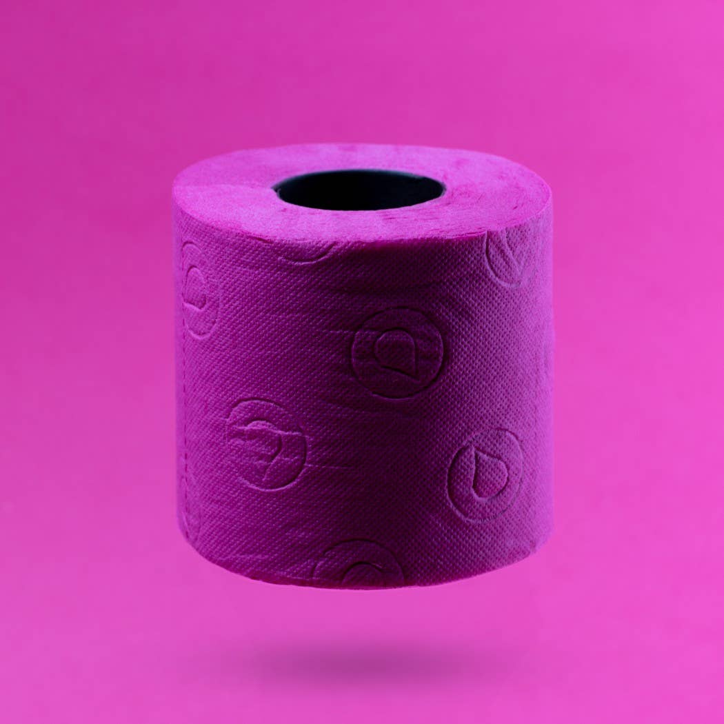 Papier toilette rose Crystal 2 rouleaux - image 2