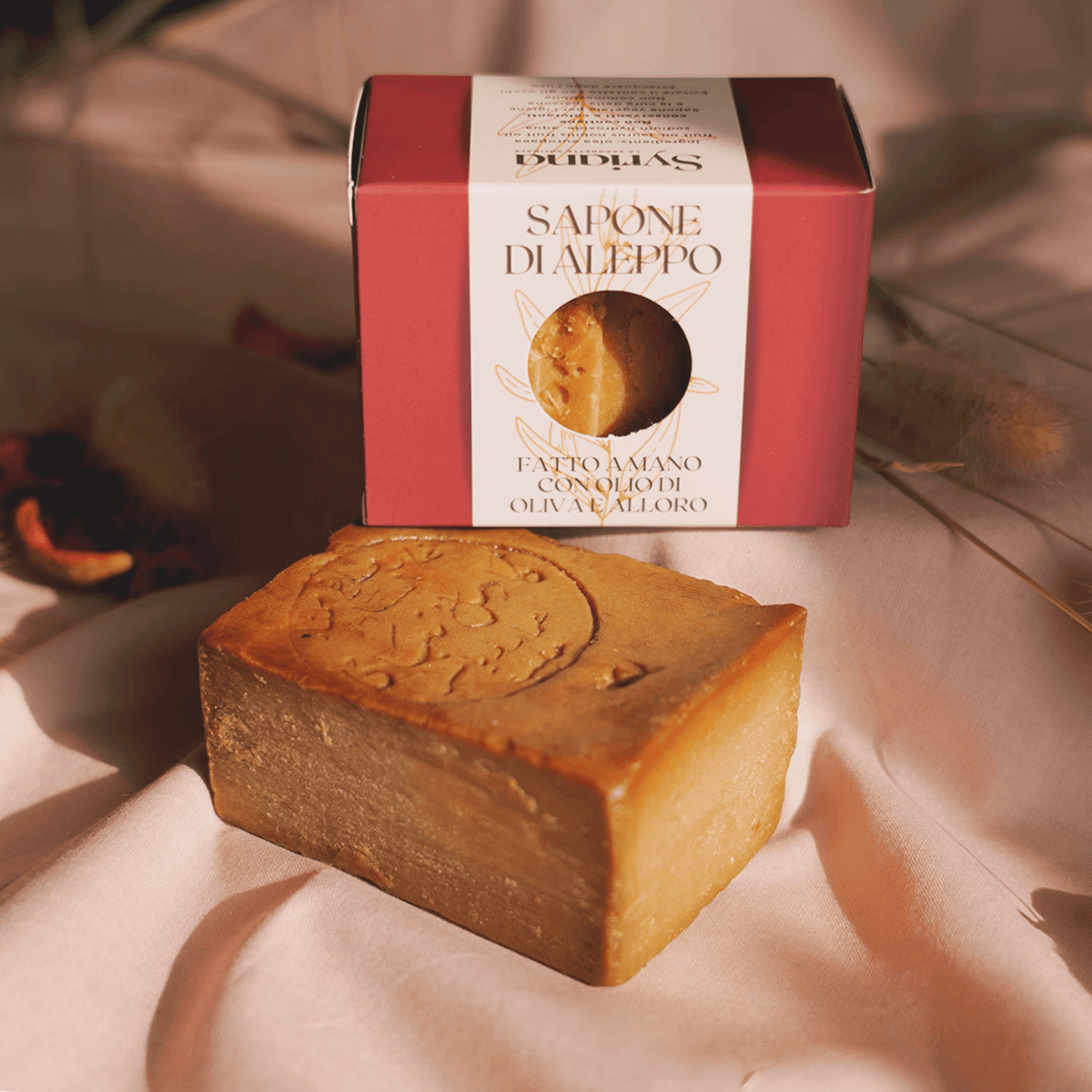 Mosaïque de Traditions : Savon d'Alep avec 1-35% de Laurier Premium