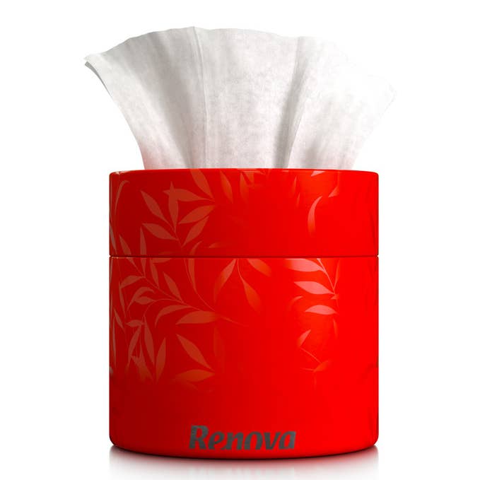 Mouchoirs Blancs Renova Boîte Rouge