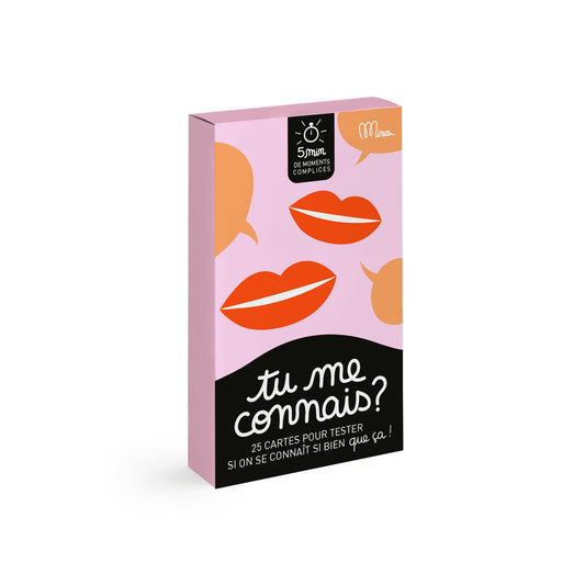 Tu me connais ? - 25 cartes pour tester si on se connait si bien que ça !
