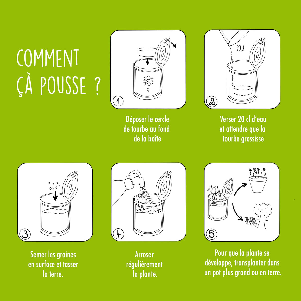 Kit à semer "soupe de Basilic" Fabriqué en France