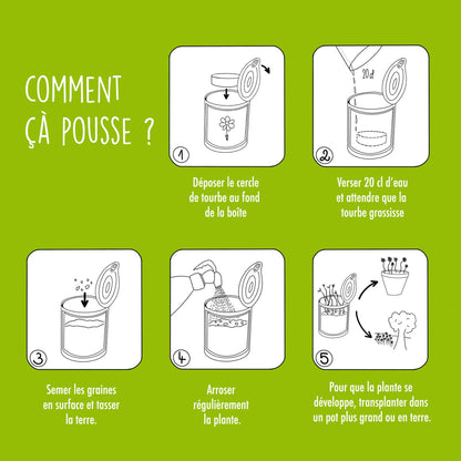 Kit à semer "soupe de Basilic" Fabriqué en France