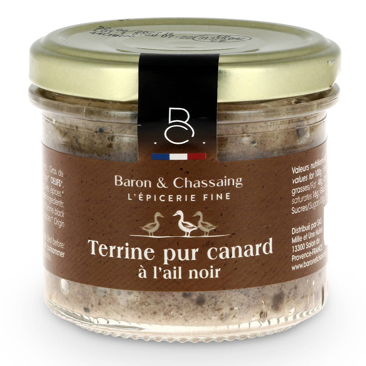 Terrine de Canard à l'Ail Noir - 90g