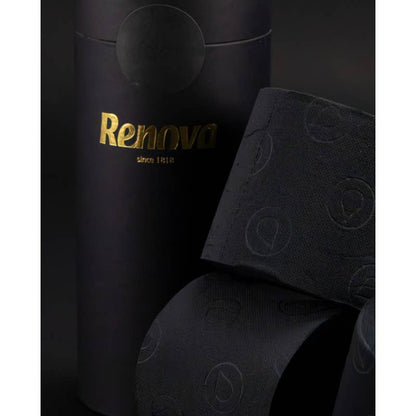 Lot de 3 rouleaux de papier toilette Renova Tubo Gold noir - image 2