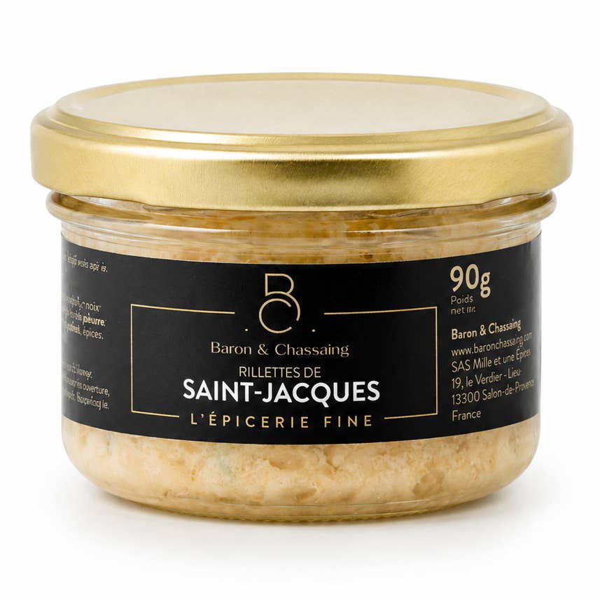 Rillette de Coquilles St Jacques de St Brieuc - 90g